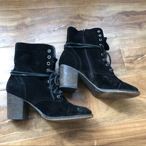Suede Steve Madden Combat Boots
